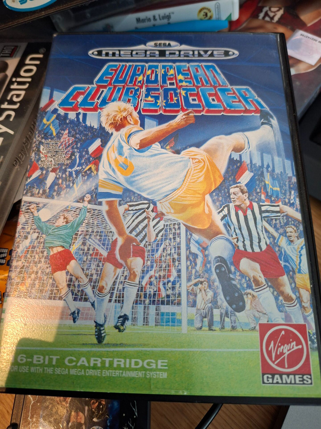 Sega Mega Drive European Club Soccer CIB