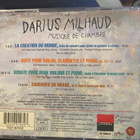 Darius Milhaud: Musique de chambre cd - pikkukuva 2