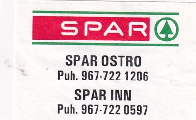 SPAR OSTRO, SPAR INN     5/9