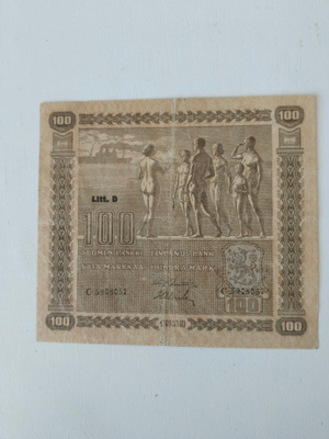 100 Mk seteli 1939