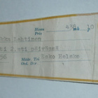 Apteekkiresepti, Töölön Apteekki, Helsinki 1956 - pikkukuva 1