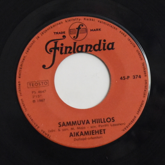 Single: Aikamiehet - Sammuva hiillos / Akseli Aaltonen
