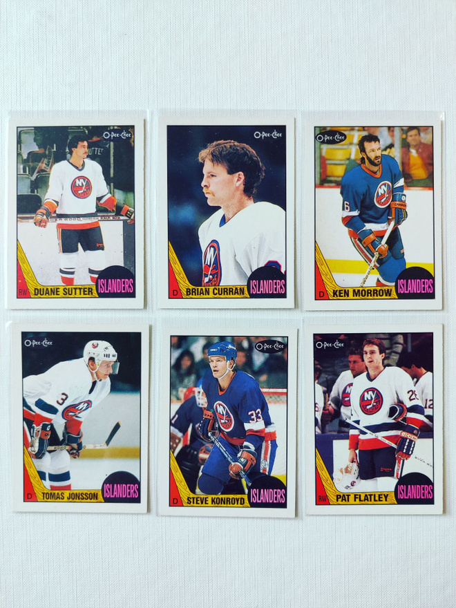 87-88 Opc - New York Islanders 6kpl