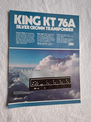 King Silver Crown Transponders KT 76A esite