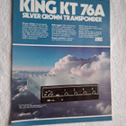 King Silver Crown Transponders KT 76A esite - pikkukuva 1
