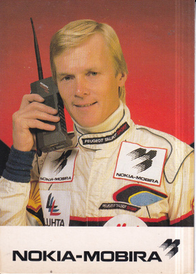 Ari Vatanen, Ralli. Nokia Mobira puhelin. e279