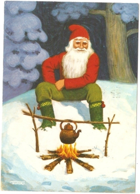 TEUTORI : Kahvinkeitto nuotiolla. Kulk.-78