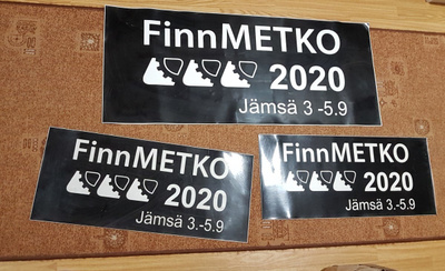 FinnMETKO 2020 magneetti banderolli X 3 kpl.