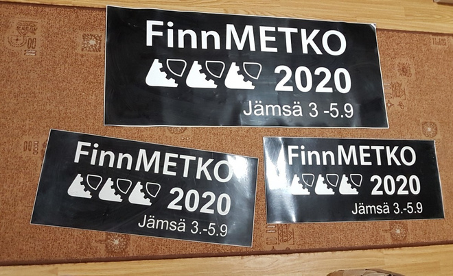 FinnMETKO 2020 magneetti banderolli X 3 kpl.