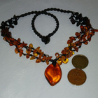 Erilainen Meripihka kaulakoru Baltic Amber itämeren - pikkukuva 2