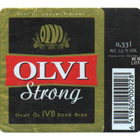 Olvi Oy Iisalömi OLVI Strong IVB Olut etiketti - pikkukuva 1