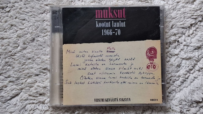 Muksut: Kootut laulut 1966-70, 2 x CD.