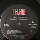 Destruction - Release From Agony -88 US LP - pikkukuva 5