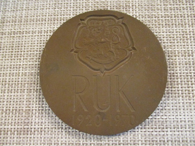 RUK mitali 1920-1970 / Tapio Wirkkala 1970.