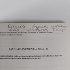 Erja Tuompo-Johansson : Day-care and mental health : An e... - pikkukuva 3