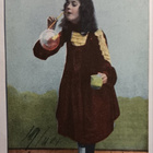 Pikkuleidi puhaltelee saippuakuplia, p. 1904 - pikkukuva 1