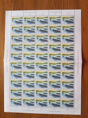 Europa Cept postimerkkiarkki 1981 Postimerkkiarkki 1.10 mk.