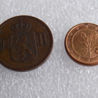 1 euro cent 2007 + 2 öre 1889 norway - pikkukuva 2