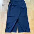 Tummansininen pitkä stretch hame ( koko D42 ) 90-luvulta - pikkukuva 2