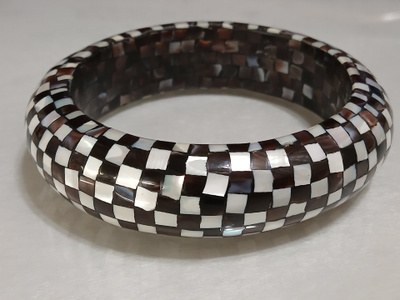 Upea Mother of pearl käsitöitä rannerengas simpukka