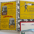 VANHA Lukujärjestys Forssa Akvilan Muste Mainos 1920-l - pikkukuva 1