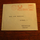 15,5x12,5 van ommeren kirjekuori 1938 025 deutche reichpost - pikkukuva 1