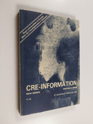 Gerrit Vossers : Cre-information - Nouvelle serie N:o 64