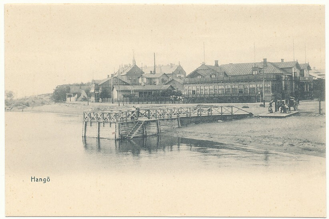 HANKO - vanha Carte Postale