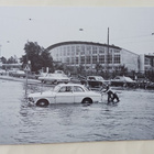 Helsinki, tulva Nordenskiöldinkadulla, Jäähalli, 1972, ei p - pikkukuva 1
