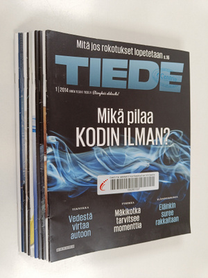 Tiede vuosikerta 2014, nrot 1-12 (puuttuu nro 2) (Numero ...