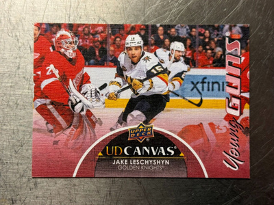 2021-22 Upper Deck Canvas #C218 Jake Leschyshyn