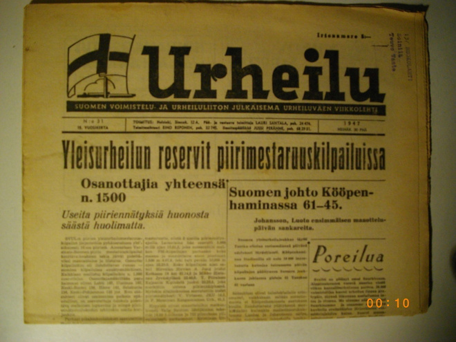 Urheilu lehti Nro 31/1947 9.11)