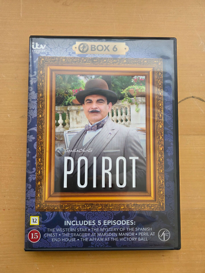 CHRISTIE . 2DVD . POIROT BOX 6 .  VIISI JAKSOA .