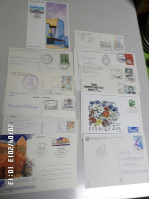 12  kpl  Erikoisleima  kortteja, siistikuntoiset