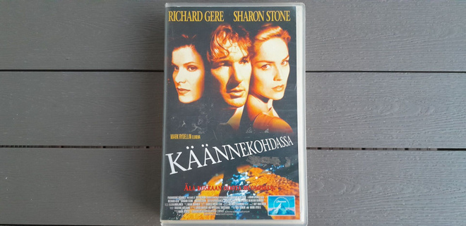 VHS: Käännekohdassa (Richard Gere, Sharon Stone 1994)