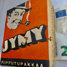 VANHA Paketti JYMY Piipputupakka KOMEA 1951 Rettig Turku - pikkukuva 1