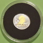 1/10 oz 999 platina raha - 80 rauhan vuotta. - pikkukuva 2