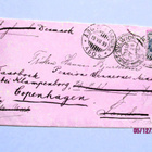 1895 Turku 25p kuorella Englantiin ja kääntö Tanskaan - pikkukuva 1