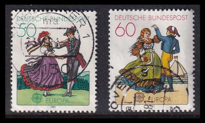 Saksa 1096-7 o Europa kansantanssit (1981)
