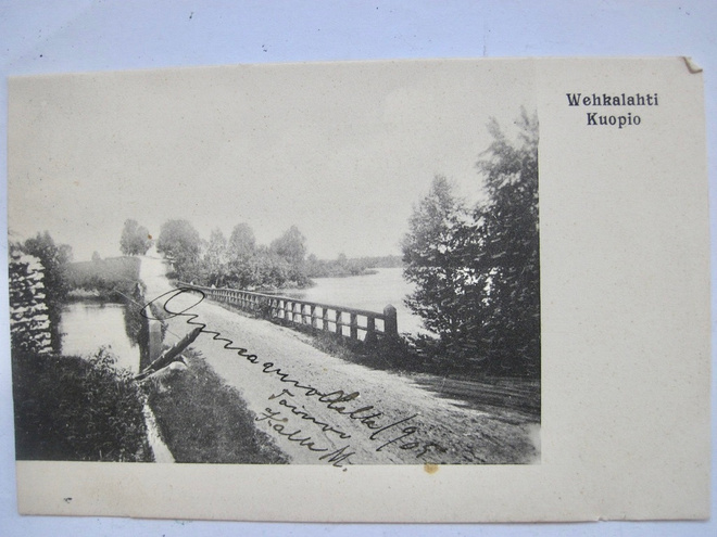 VANHA Postikortti Kuolpio Vehkalahti 1904