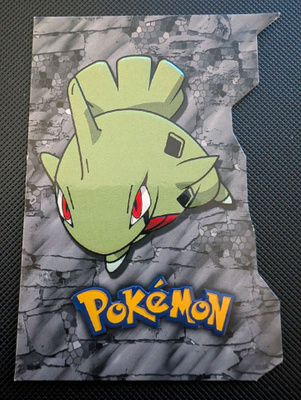 Larvitar die cut Pokemon Topps