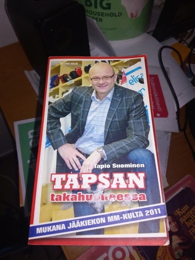 Tapio Suominen Tapsan takahuoneessa
