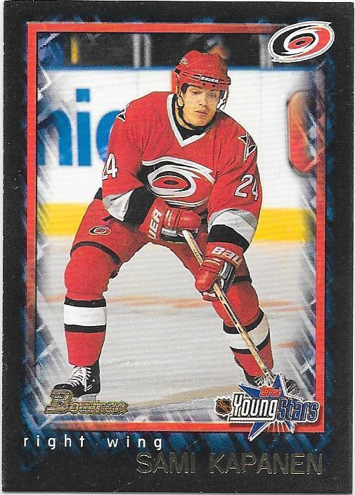 2001-02 Bowman Youn Stars #62 Sami Kapanen Carolina Canes