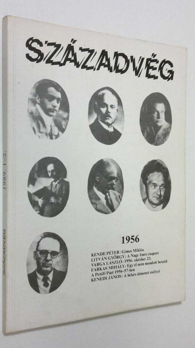Szazadveg 1989. 1-2 : A Bibo Istvan Szakkollegium tarsada...