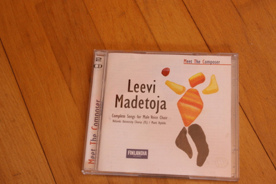 Leevi Madetoja Complete Songs for Male Voice Choir 2 CD