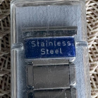 Vintage Stainless Steel NOS joustoranneke. - pikkukuva 3