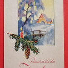 Vanha joulukortti kulk. 194? - pikkukuva 1