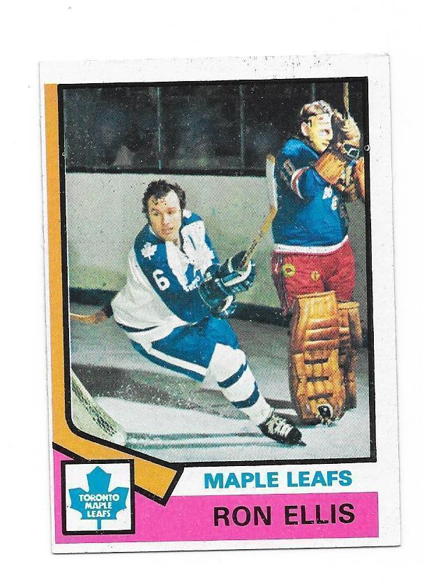 1974-75 Topps #12 Ron Ellis Toronto Maple Leafs