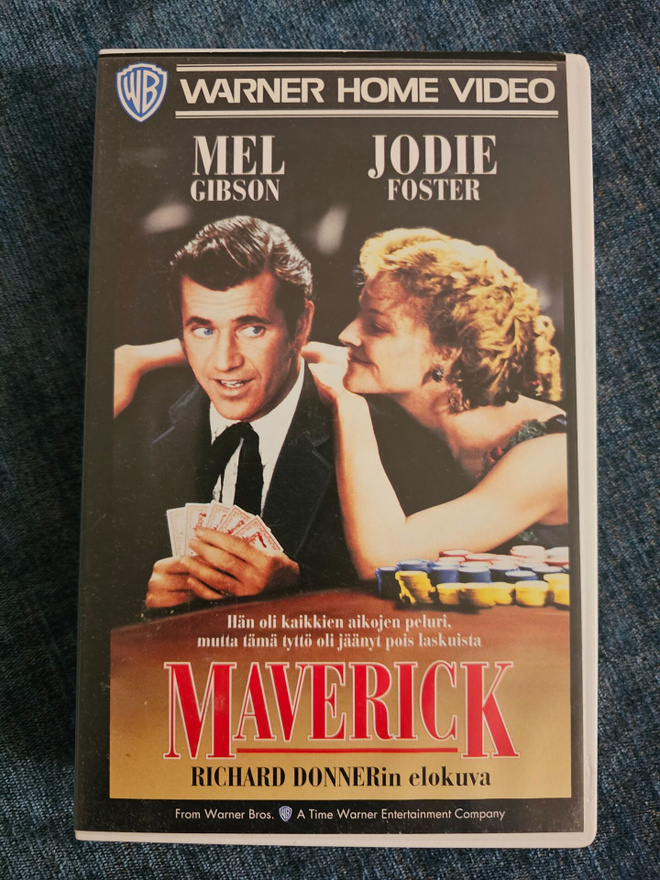 MAVERICK ( 1994 ) VHS WARNER HOME VIDEO.