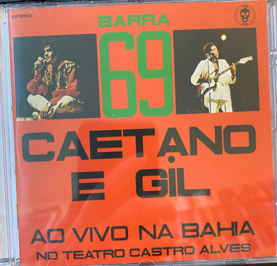 Caetano Veloso e Gil: Barra 69 cd HARVINAINEN